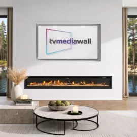 Media Wall Bundle Three with Fireplace